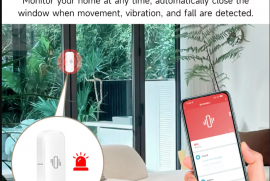 ვიბრაციის სენსორი  WiFi Tuya Sensor Monitor App Co