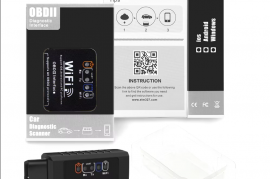 OBD2 WIFI ELM327 V 1.5 სკანერი კოდების წამკითხველი