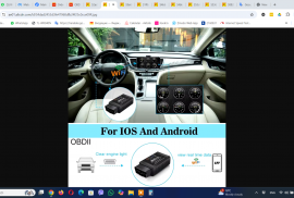 OBD2 WIFI ELM327 V 1.5 სკანერი კოდების წამკითხველი