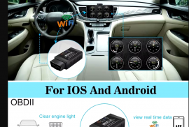 OBD2 WIFI ELM327 V 1.5 სკანერი კოდების წამკითხველი