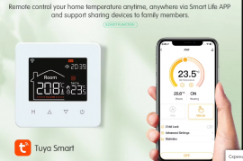 გაზის ქვაბის Tuya ჭკვიანი სახლის თერმოსტატი WiFi ტ