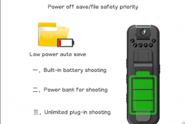 Wifi 1080P BodyCam ინფრაწითელი ღამის ხედვის მინიატ