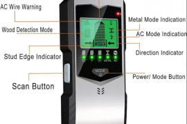 SH402 Wall Stud Finder სენსორი კედლის სკანერი 5 in