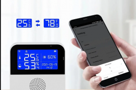 Tuya Smart Home WIFI ტემპერატურის ტენიანობის სენსო