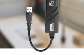 USB 3.0 To Rj45 Lan Ethernet სადენიანი ადაპტერი 10