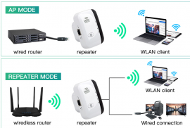 FENVI 300 Mbps უსადენო Wifi Extender WiFi გამაძლიე