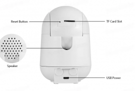 Fuers 3MP WiFi შიდა უსადენო IP სათვალთვალო კამერა 