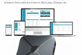 KN319 Bluetooth გადამცემი მიმღები 2 1 სტერეო აუდიო