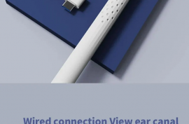 ყურის  ოტოსკოპი USB C დამუხტვის